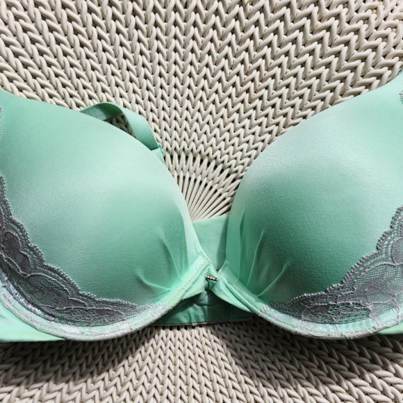 Massimo Medium Mint Sleeveless Blouse w/matching Mint VS Bra - Picture 2 of 5